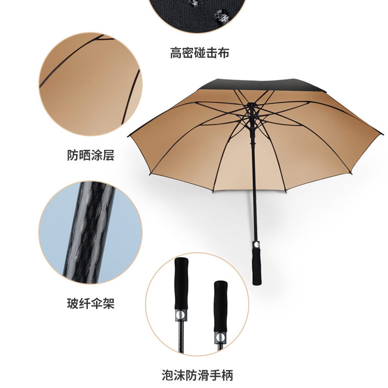 长柄榴莲视频APP下载安装logo广告伞晴雨两用太阳伞防晒防紫外线大号遮阳伞